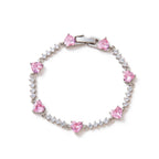 Sugar Heart Tennis Bracelet
