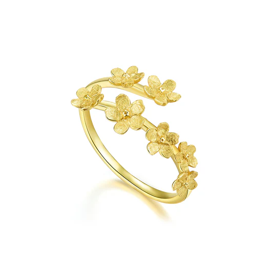 Forget-me-not Flower Ring S925