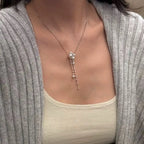 Pearl Y Necklace