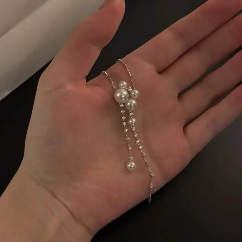 Pearl Y Necklace