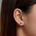 Rainbow Dragonfly Stud Earrings  S925